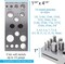 The Beadsmith Steel Disc Cutter Set Includes 4 Punches & Die. Tool for Cutting Corners from: 1/4", 1/2" & 1" Curves & 3/16" x 3/4" Oval Slot Punch. Use Soft Metal Sheet up to 20-24 Gauge & Thinner